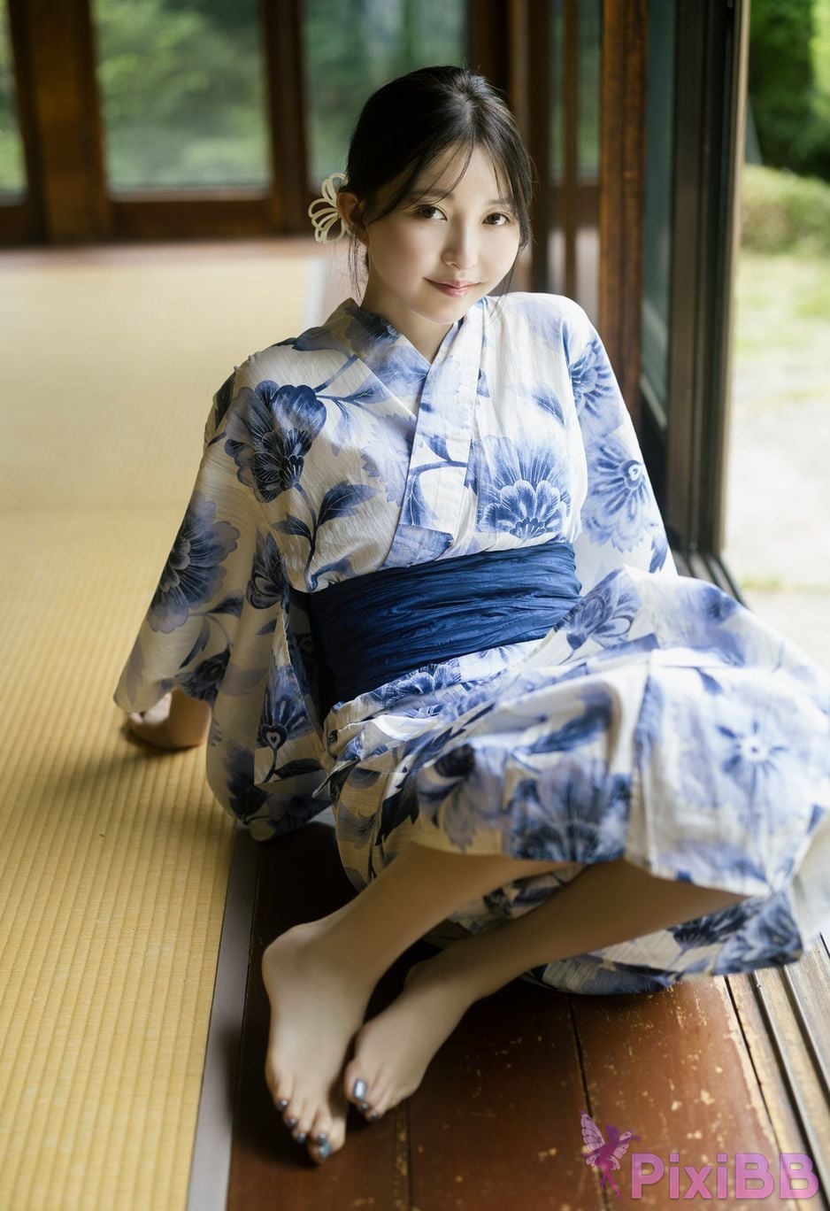 Japanese Idol Moka Hashimoto Moeka Digital only YJ PHOTO BOOK Tomoka SideB Neat and full of surprises Moka san PixiBB (30)